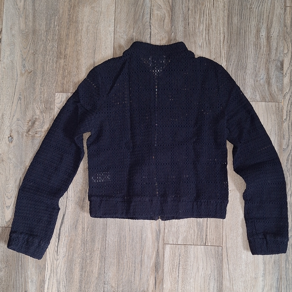 Navy See-through Jacket - Picture 7 of 7